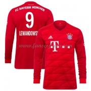Camisetas De Futbol Baratas Bayern Munich Robert Lewandowski 9 Primera Equipación Manga Larga 2019-2..